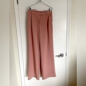 URBAN HERITAGE Elastic Waist pink wide leg polyester pants Size 11/12